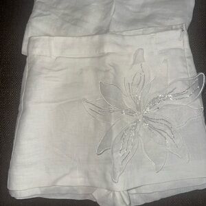 Zara White Floral set